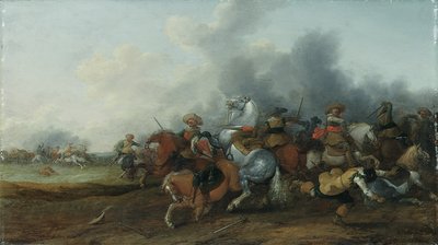騎兵の小競り合い、1632 作： Palamedes Palamedesz