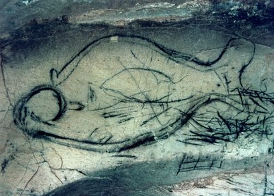 海洋図、旧石器時代 (c.40000-12000 BC) (写真) 作： Paleolithic Paleolithic