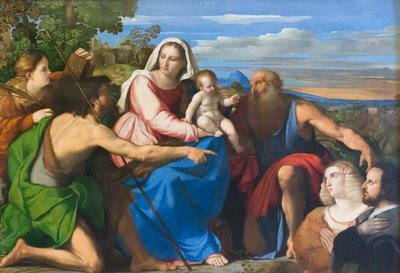 寄付者との神聖な会話 作： Palma Il Giovane (1548 1628)