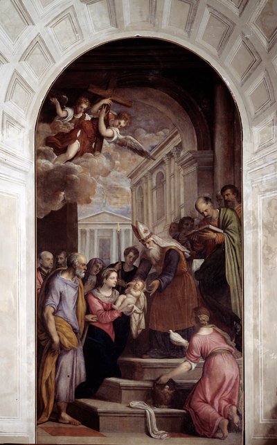イエスの神殿への提示（絵画 作： Palma Il Giovane