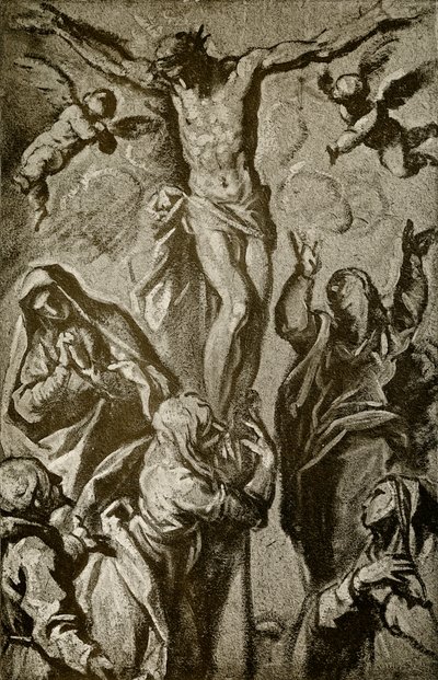 十字架上のキリスト 作： Palma Il Giovane