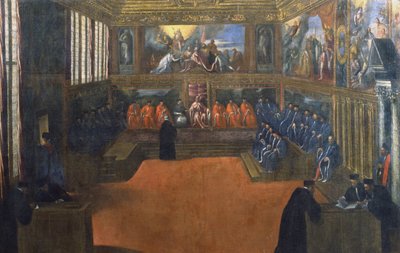 ヴェネツィアの総督が聖地を訪問 作： Palma Il Giovane