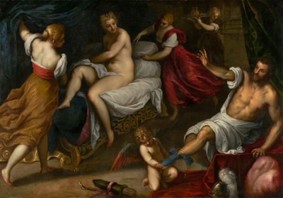 金星と火星、1605-9年頃 作： Palma Il Giovane