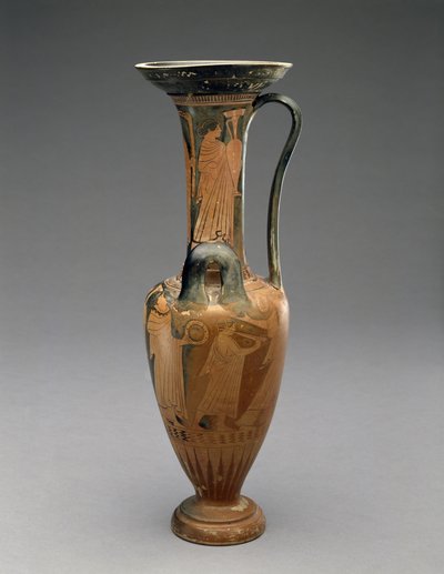 Loutrophoros Hydria with Wedding Procession、480-460BC（テラコッタ） 作： Pan Painter (attr. to)