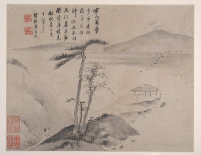 風景、19世紀。 作： Pan Simu