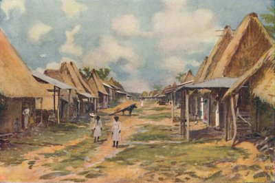 「ネイティブ ビレッジ、パナマ」、1916 年 作： Panama Marine