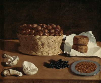 キッチンのある静物、c。 1640年。 作： Paolo Antonio Barbieri