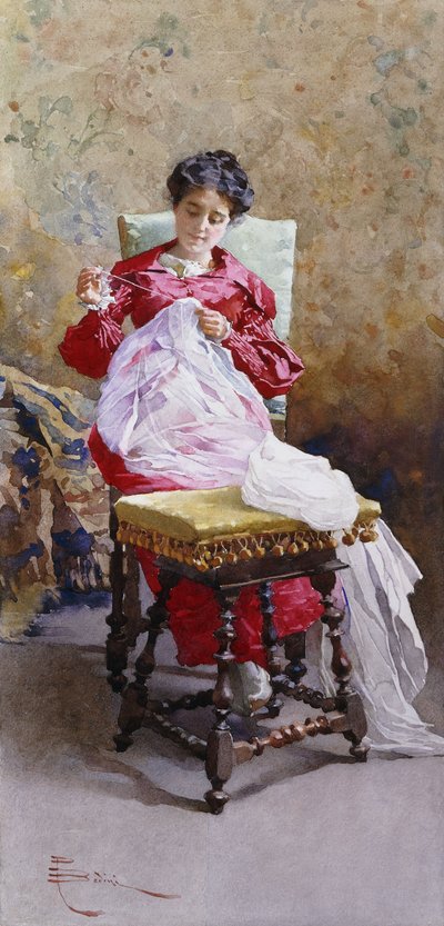 インテリアの女性 作： Paolo Bedini