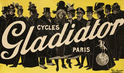 サイクルグラディエーター、c。 1900年。 作： Paolo Henri