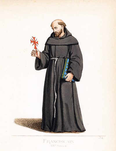 聖職者の衣装: un monk franciscan 作： Paolo Mercuri
