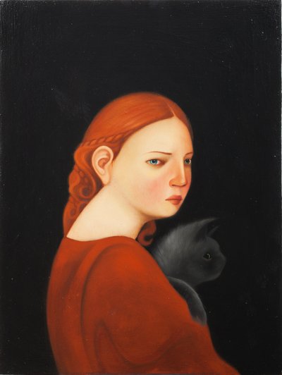 ローラ、2019年（木パネルに油彩） 作： Paolo Perfranceschi