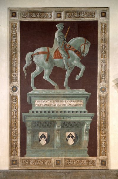 ジョンホークウッドを代表するフレスコ画 作： Paolo Uccello