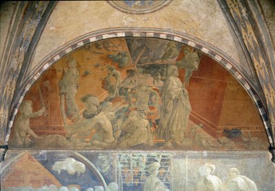 ノアの生涯、洪水と水の除去 - フレスコ画 作： Paolo Uccello