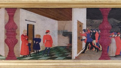 ホストの冒涜のプレデラ、詳細 作： Paolo Uccello