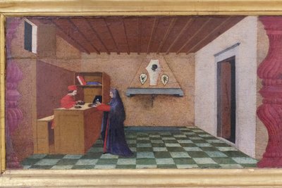 ホストの冒涜のプレデラ、詳細 作： Paolo Uccello