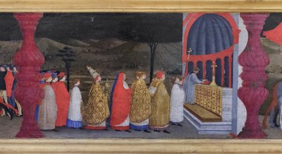 ホストの冒涜のプレデラ、詳細 作： Paolo Uccello