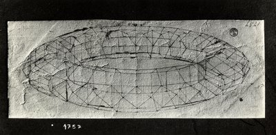 マッツォッキオ」の習作（紙にペンとインク 作： Paolo Uccello