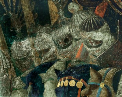 1432年、フィレンツェとシエナによるサン・ロマーノの戦い。 作： パオロ・ウチェッロ