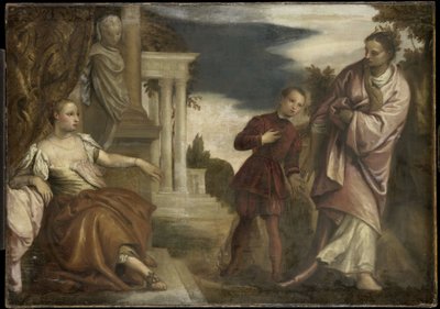 美徳と情熱の選択 作： Paolo Veronese (follower of)