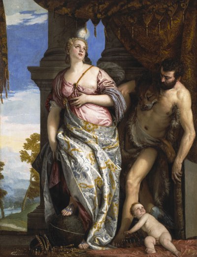 知恵と強さの寓意 作： Paolo Veronese