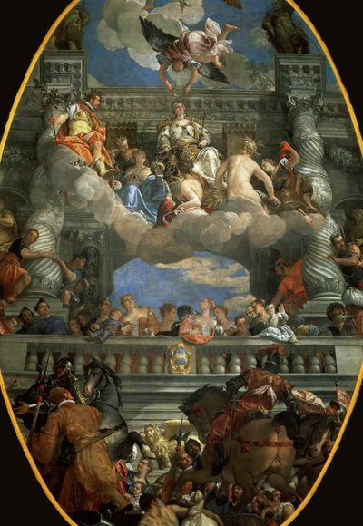ヴェネツィアの神格化、1585年。 作： Paolo Veronese