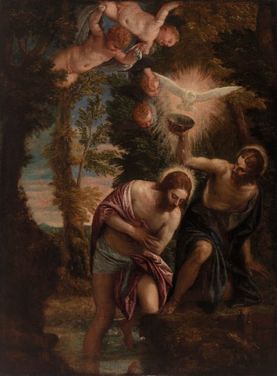 キリストのバプテスマ 作： Paolo Veronese