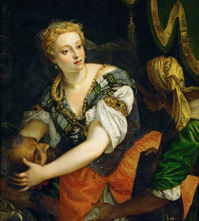 ホロフェルネスの頭を持つジュディス 作： Paolo Veronese
