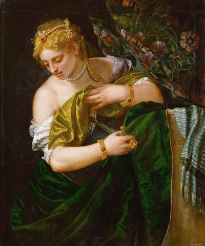 ルクレティア、1583年頃 作： Paolo Veronese