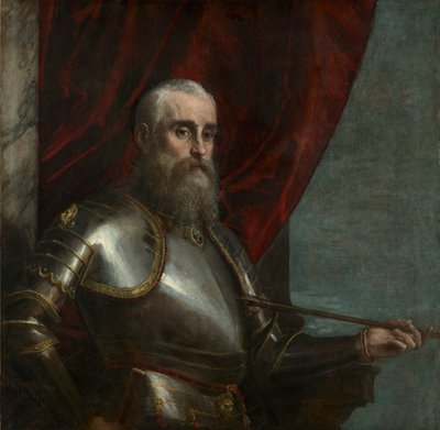 1571年頃のアゴスティーノバルバリゴの肖像。 作： Paolo Veronese