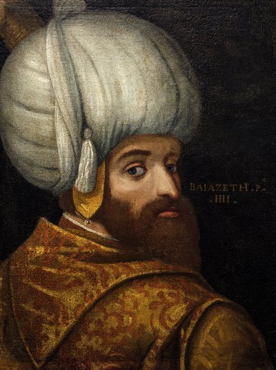 スルタン バヤズィト 1 世、c. 1580年。 作： Paolo, Veronese