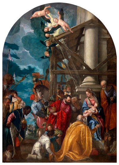 賢者の礼拝。 作： Paolo Veronese