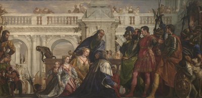 アレクサンドルの前のダリウスの家族、c。 1565年 作： Paolo Veronese