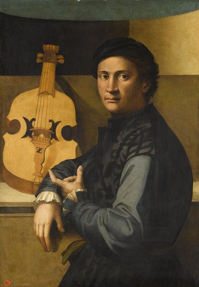 ビオラ奏者の肖像 作： Paolo Zacchia the Elder