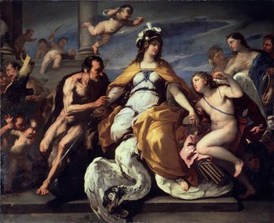 「愛と悪徳の武装解除」、17 世紀後半または 18 世紀初頭 作： Paolo de
