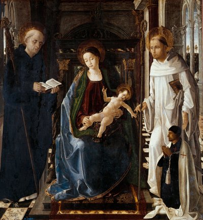 モンテッサの騎士の聖母 作： Paolo de San Leocadio