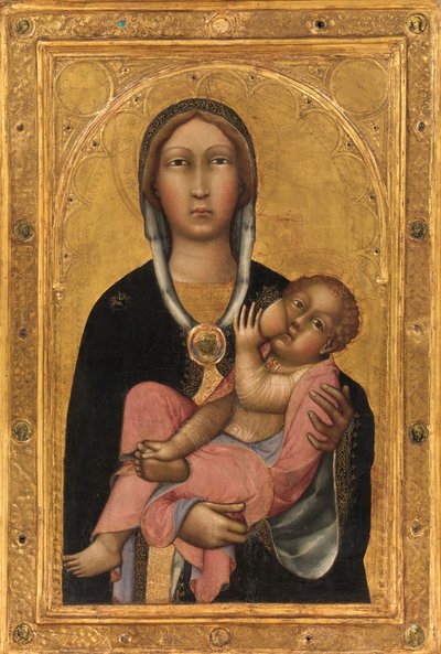 マドンナと子供、1370年代。 作： Paolo di Giovanni Fei
