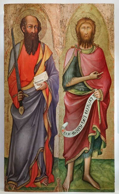 聖パウロと洗礼者ヨハネ（絵画） 作： Paolo di Giovanni Fei