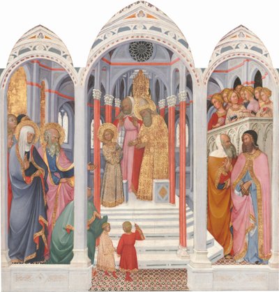 神殿での聖母の奉納 作： Paolo di Giovanni Fei