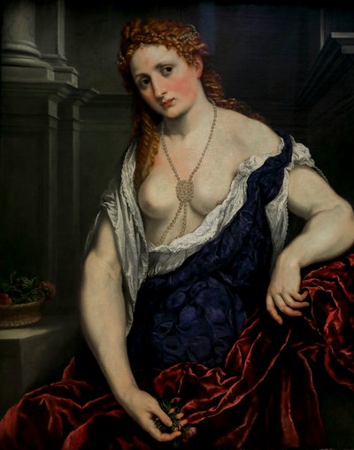 フローラ、ローマの春の女神 作： Paris Bordone