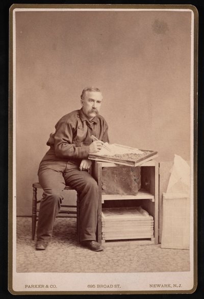 Fred Mather 1833-1900 の肖像、1887 年以前。 作： Parker and Co