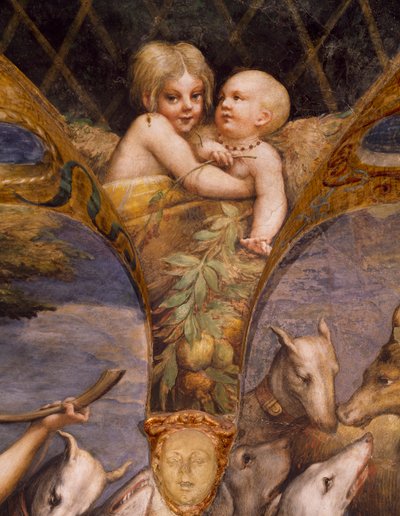 翼のない天使（『ダイアナとアクタイオンの神話』より 作： Parmigianino