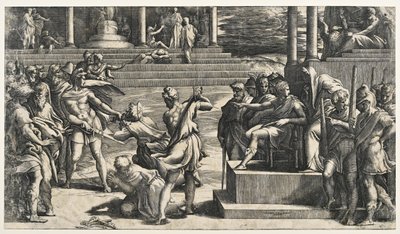 聖ペテロと聖パウロの殉教 作： Parmigianino