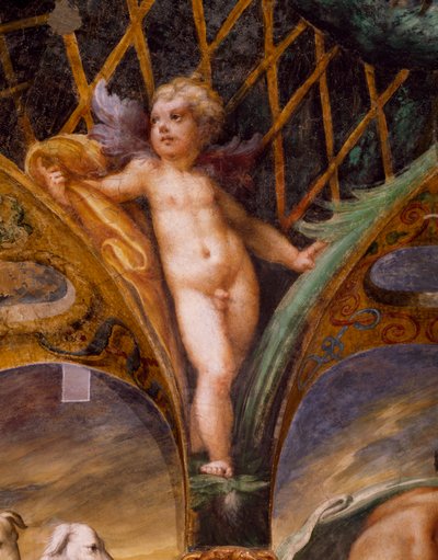 プット（『ダイアナとアクタイオンの神話』より 作： Parmigianino
