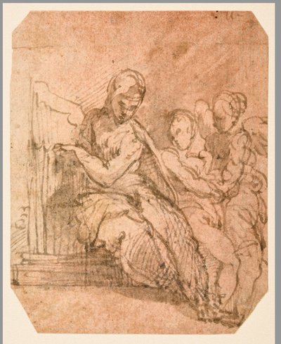 聖セシリア（右） 作： Parmigianino