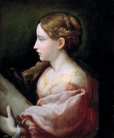 フランチェスコ・マッツォーラ・イル・パルミジャニーノ・ディット・ル・パルメザン（1503-1540）による絵画「サント・バルベ」1522年、マドリッドのプラド美術館 作： Parmigianino