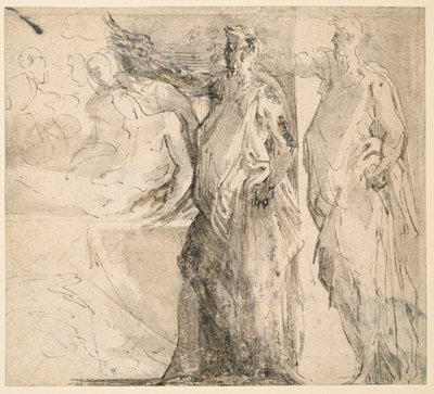 「埋葬」のための研究 作： Parmigianino