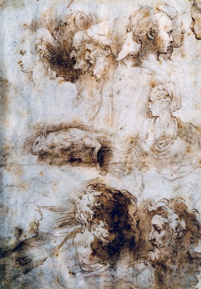 死んだマウスの研究、オスとメスのプロフィール 作： Parmigianino