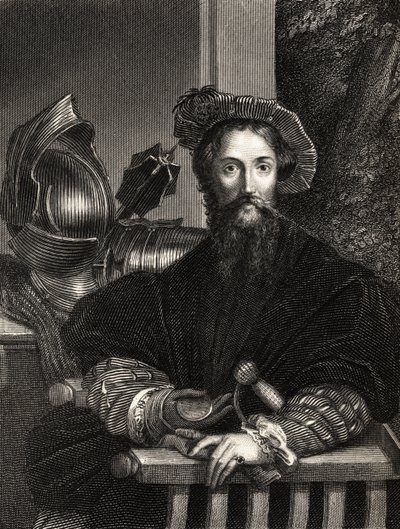 クリストファーコロンブス（1451-1506）（彫刻） 作： Parmigianino