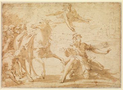 セントポールの改宗 作： Parmigianino