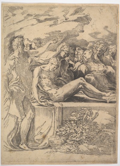 埋葬.n.d. 作： Parmigianino